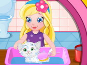 Online game Baby Sofias White Kitty