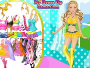 Online igrica Barbie Motor Model Dress Up free for kids