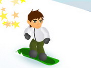 Online game Ben 10 Snowboard