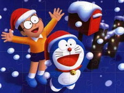 Online igrica Doraemon Jigsaw Puzzle free for kids