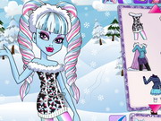 Online game Monster High Abbey Bominable Hairstyle