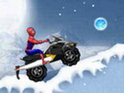 Online game Spiderman Snow Scooter