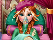 Online igrica Anna Frozen Flu Doctor free for kids