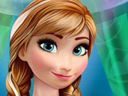 Online game Annas Frozen manicure