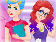 Online game Ariel And Cinderella College Rush