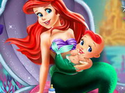 Igrica za decu Ariel And The The New Born Baby