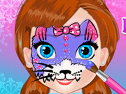 Online igrica Baby Anna Face Art free for kids