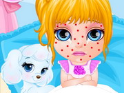 Online game Baby Barbie Chickenpox Attack