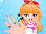 Baby Barbie Ombre Nails