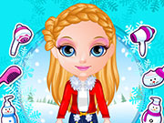 Online game Baby Barbie Winter Braids