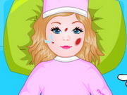 Online igrica Baby Barbie Winter Skating Injury free for kids