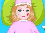 Online game Baby Barbie Winter Skating Injury