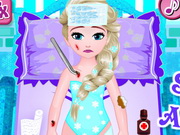 Online igrica Baby Elsa Skating Accident