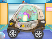 Online game Baby Police Car Wash