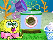 Igrica za decu Baby SpongeBob Washing Clothes