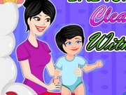 Online igrica Babysitter Cleaning With Baby