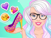 Igrica za decu Barbie Design My Emoji Shoes