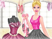 Online game Barbie in Pink Shoes Designer