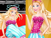 Online game Barbie Popstar Accident