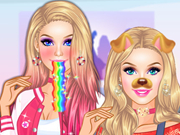 Igrica za decu Barbie Snapchat Fun