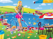 Online igrica Barbie Swimming Pool Cleaning