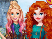 Online game Barbie Visits Merida