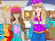 Online igrica Barbie Winter Shopping free for kids