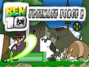 Online igrica Ben10 Ultimate Force 2 free for kids