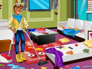 Online game Clawd Wolf Messy Room Cleaning