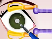 Online game Deni eye surgery