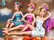 Online igrica Disney Princesses Sauna Realife free for kids