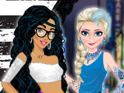 Online igrica Disney Tattoo Party free for kids