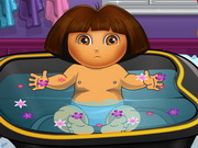 Dora Bathing