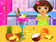 Online game Dora Blueberry Ice Cream