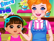 Online game Dora Flower Store Slacking