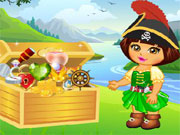 Online game Dora Pirate Treasure Finding