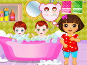 Online game Dora Sibling Care