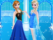 Online game Elsa And Anna Prom Makeover