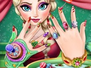 Elsa Christmas Manicure