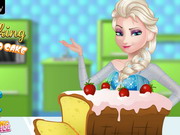 Elsa Cooking Pound Cake