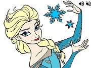 Online igrica Elsa Frozen Coloring free for kids