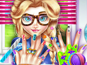Online igrica Elsa Hipster Nails free for kids
