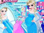 Online game Elsa Pregnant Shopping 2