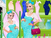 Elsa Pregnant Shopping