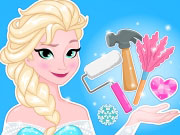 Online igrica Elsas Frozen House Makeover