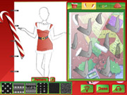 Online game Fashion Studio Christmas Outfit