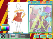 Online igrica Fashion Studio Circus Girl