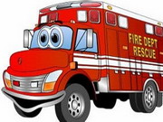 Online game Fire Truck Memory