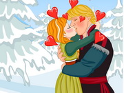 Online game Frozen Anna Kissing