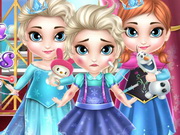 Online igrica Frozen Babies Doctor free for kids